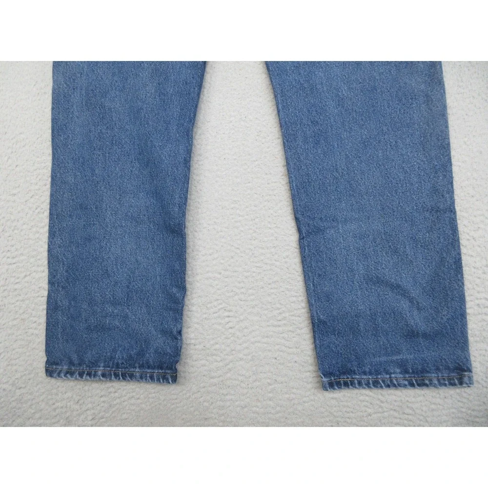 Wrangler Authentic Western Jeans Mens 36x30 Blue Medium Wash Regular Fit Denim